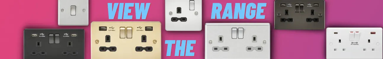 Switches and sockets for home and commercial use