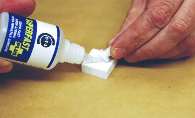 SFP Superfast Plus Adhesive - Super Glue for Metal, Rubber & Glass - High Strength Heavy Duty Repair Superglue - All Purpose - Clear Adhesive - 20ml CT1