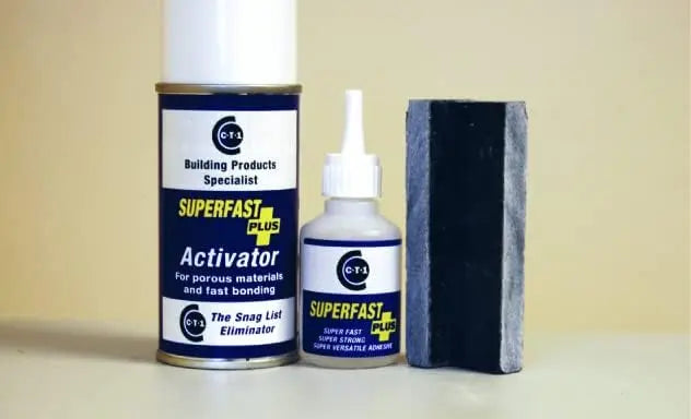 SFP Superfast Plus Activator - Seals Porous Materials - Preparation for Bonding - Used with Superfast Adhesive - Clear - 150ml CT1