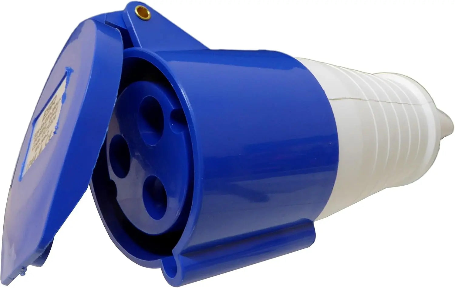 ESR 32 Amp 3 Pin Eco Coupler Socket 2P+E Industrial IP44 Blue 250V EC32324 ESR