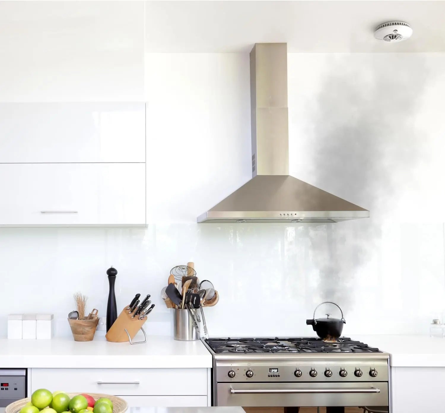 FireAngel Pro Connected Smart Kitchen Heat Alarm, Battery Powered with Wireless Interlink and 10 Year Life, FP1720W2-R FireAngel