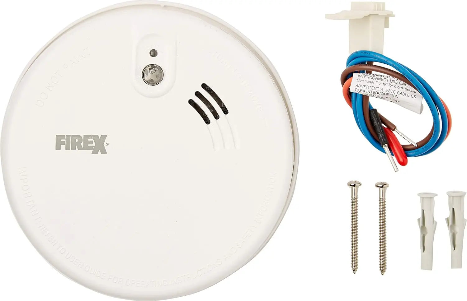 Kidde Firex KF20R Optical Mains Smoke Alarm Rechargeable Battery Back Up Kiddie