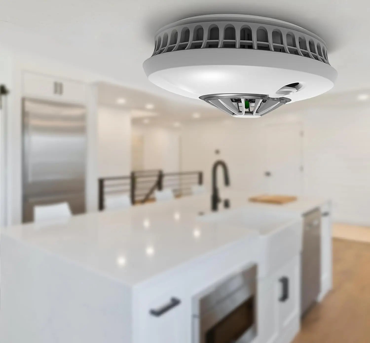 FireAngel Pro Connected Smart Kitchen Heat Alarm, Battery Powered with Wireless Interlink and 10 Year Life, FP1720W2-R FireAngel