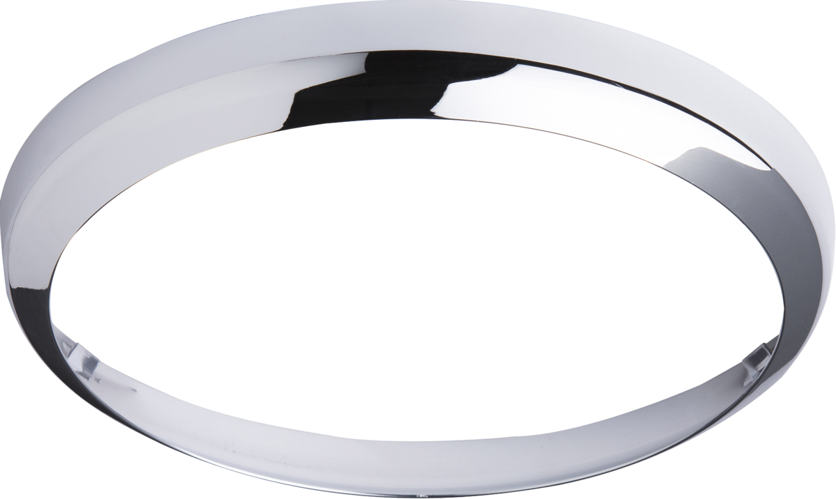 Knightsbridge Chrome Bezel for 24W LED Bulkhead 400mm – BF24BCHR