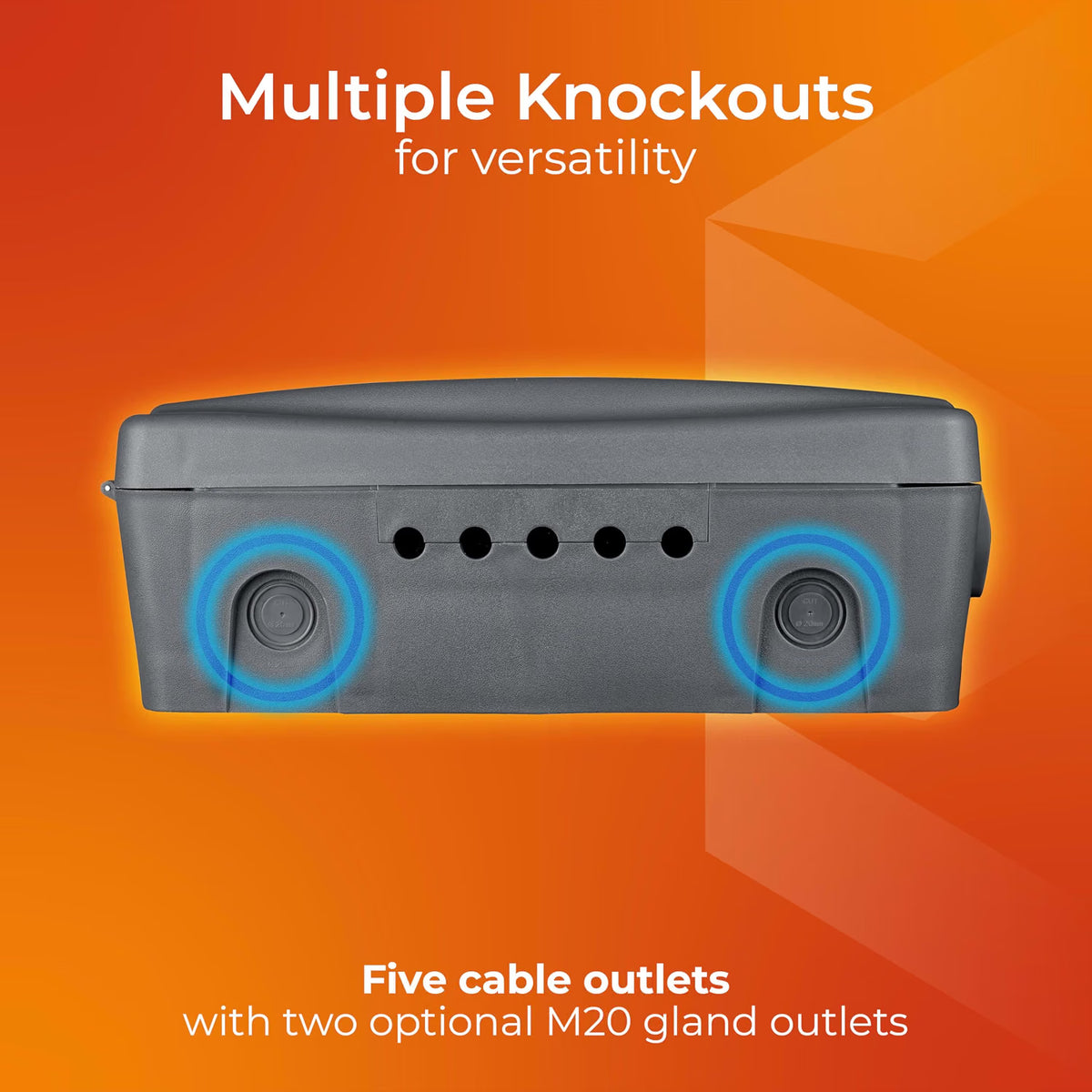 Masterplug WBXBFG10B-MP Weatherproof Electric Box with 10m 4-Socket Lead