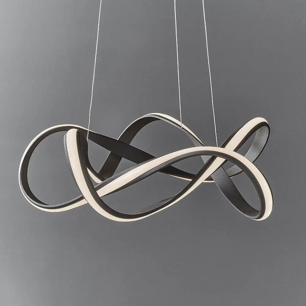 Synergy Pendant Ceiling Light Black - 90322 Endon