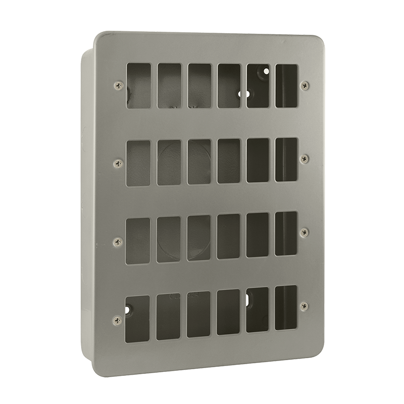 Click GridPro 24 Gang GridPro Frontplate & Back Box – CL20524