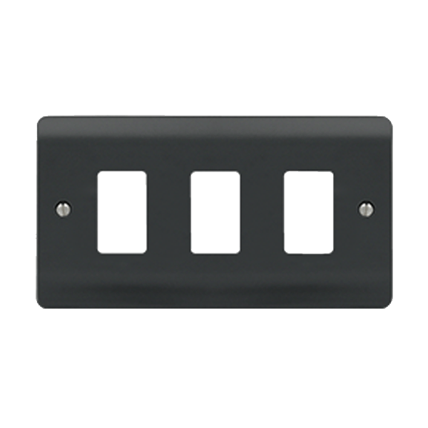 Click GridPro GRIDPRO 3 GANG PART M PLATE – CMA20403AG