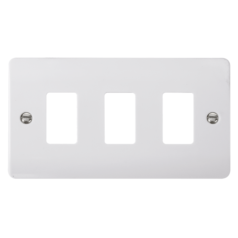 Click GridPro 3 Gang GridPro Frontplate – CMA20403