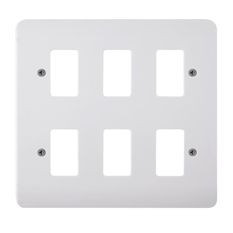Click GridPro 6 Gang GridPro Frontplate – CMA20506
