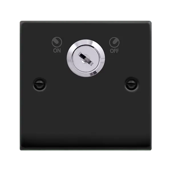 Click Deco Matt Black 20A DP LOCKABLE SWITCH DECO MB – VPMB660