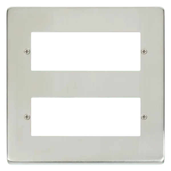 Click Deco Stainless Steel 12 Minigrid Module Plate - St. Steel – VPSS512