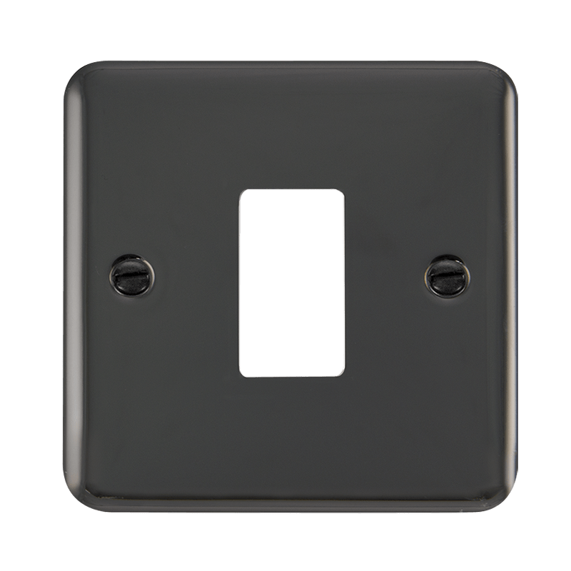 Click GridPro 1 Gang GridPro Frontplate - Black Nickel – DPBN20401