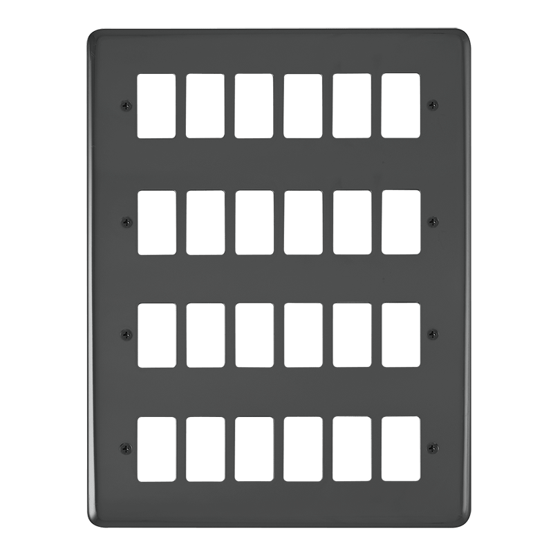 Click GridPro 24 Gang GridPro Frontplate - Black Nickel – DPBN20524