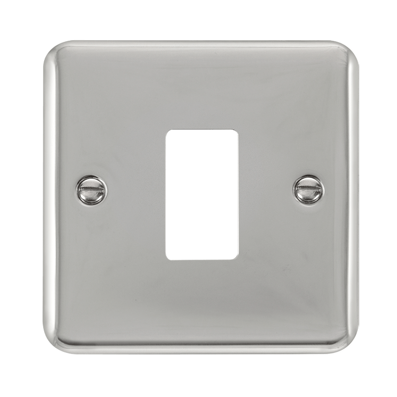 Click GridPro 1 Gang GridPro Frontplate - Polished Chrome – DPCH20401