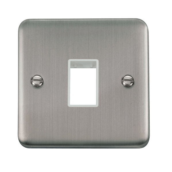 Click MiniGrid 1 Gang MiniGrid Unfurnished Plate - 1 Aperture – DPSS401WH