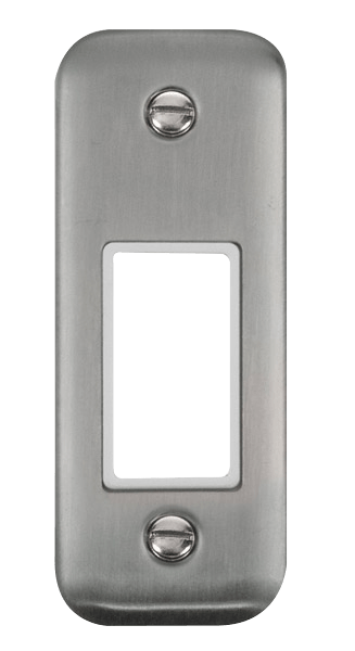 Click MiniGrid 1 Gang MiniGrid Unfurnished Architrave Plate - 1 Aperture – DPSS471WH