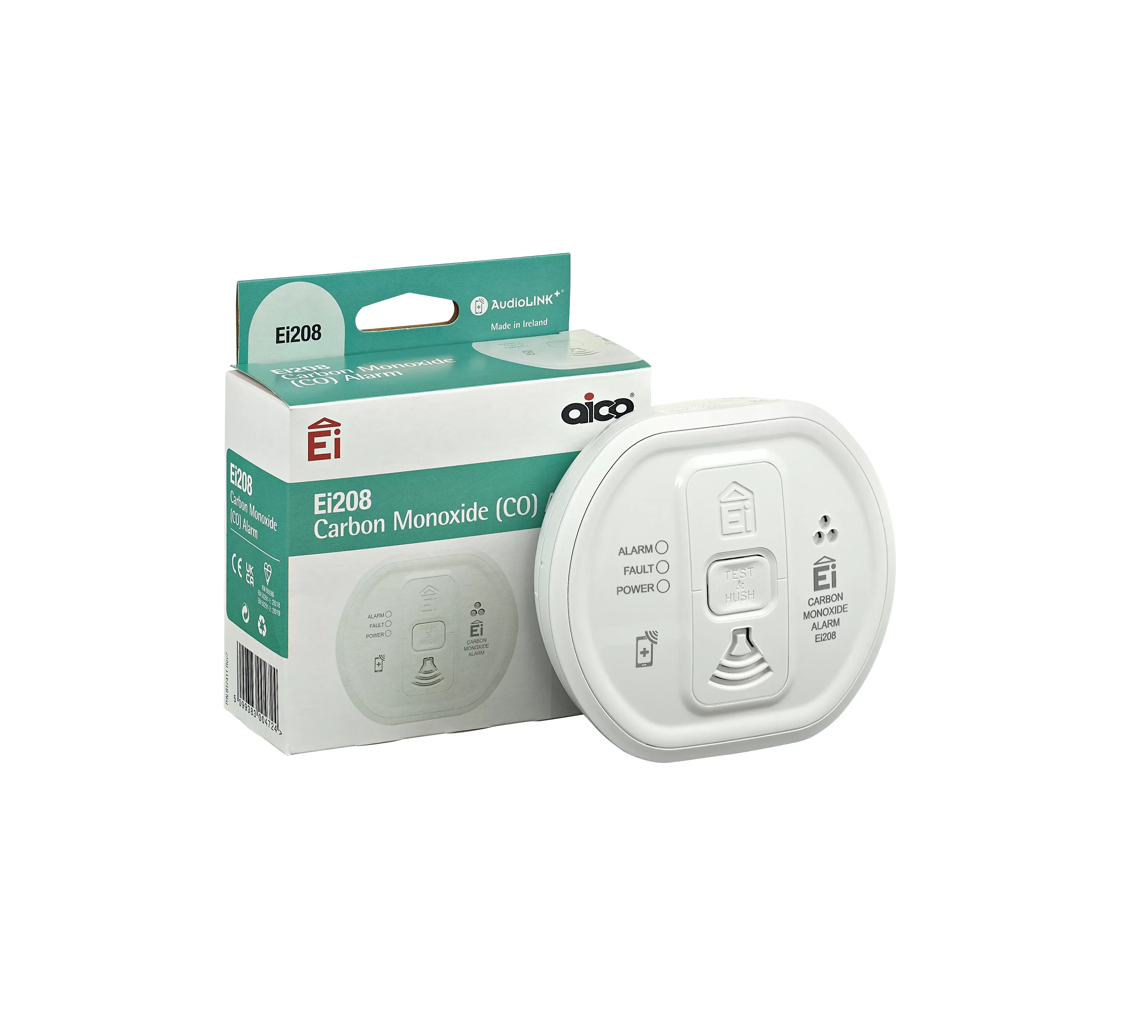 Aico EI208 Carbon Monoxide Alarm Lithium Battery Aico