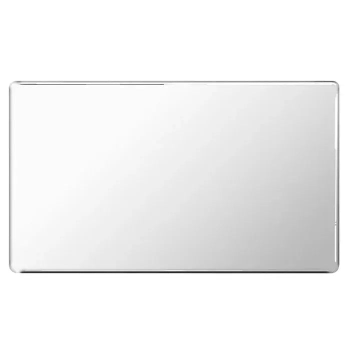 BG Nexus Screwless Flat Plate Polished Chrome Switches and Sockets White Inserts Full Range BG Nexus