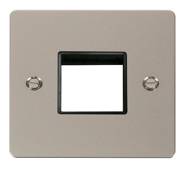 Click MiniGrid 1 Gang Plate Twin Switch Aperture - Black – FPPN402BK