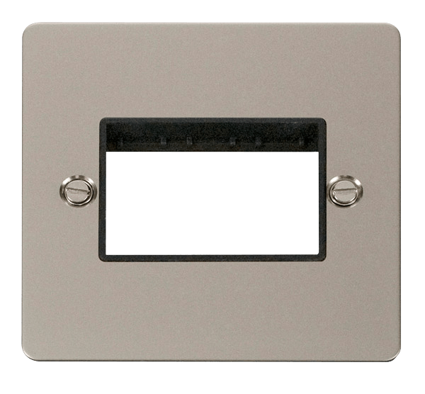 Click MiniGrid 1 Gang Plate Triple Switch Aperture - Black – FPPN403BK