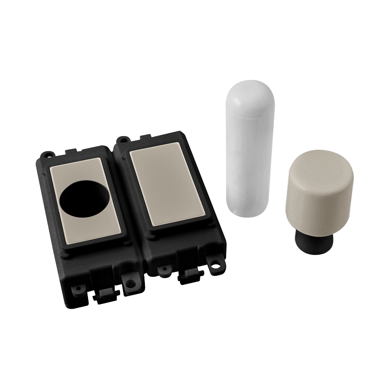 Click GridPro 2 Module Dimmer Mounting Kit - Black - Pearl Nickel – GM150BKPN