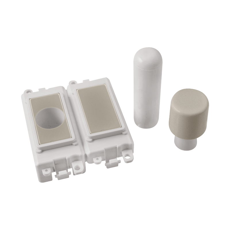 Click GridPro 2 Module Dimmer Mounting Kit - White - Pearl Nickel – GM150PWPN