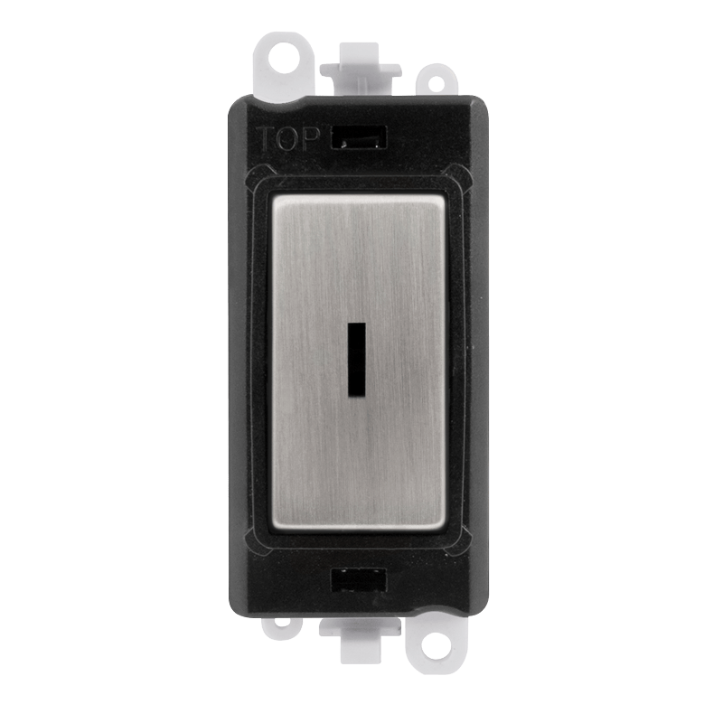 Click GridPro 20AX 2 Way Retractive Keyswitch Module - Black - Stainless Steel – GM2014BKSS