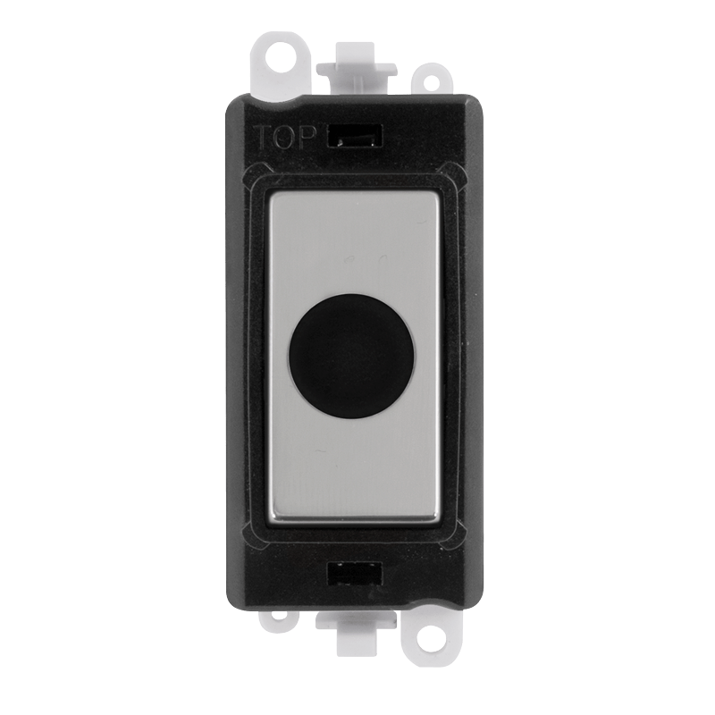 Click GridPro 20A Flex Outlet Module - Black - Polished Chrome – GM2017BKCH