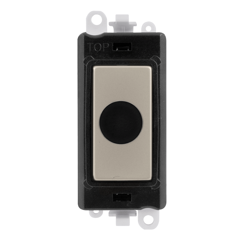 Click GridPro 20A Flex Outlet Module - Black - Pearl Nickel – GM2017BKPN
