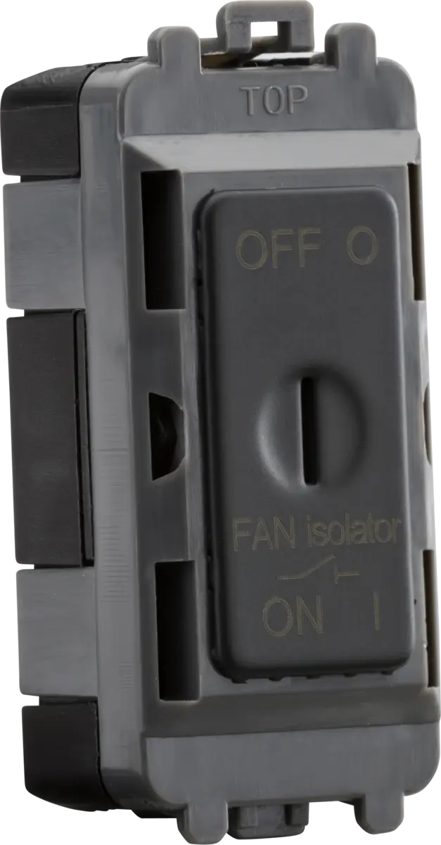 Knightsbridge 10A Fan Isolator Key Switch Module - anthracite – GDM021AT