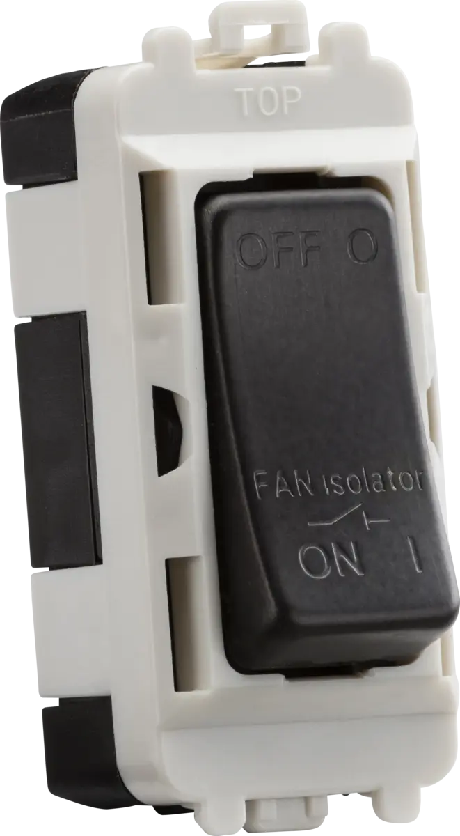 Knightsbridge 10A Fan Isolator Module - smoked bronze – GDM020SB