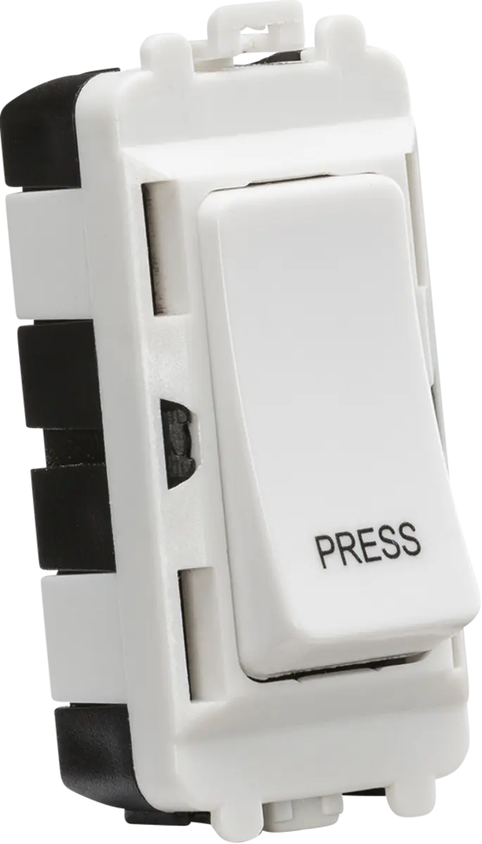 Knightsbridge 20AX 2 way retractive SP module (marked PRESS) - white – GDM006U