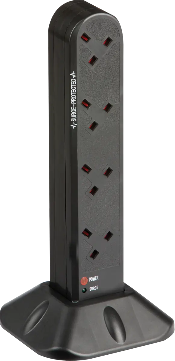 Knightsbridge 8G 2M Surge Protected Tower – 8GTOWER