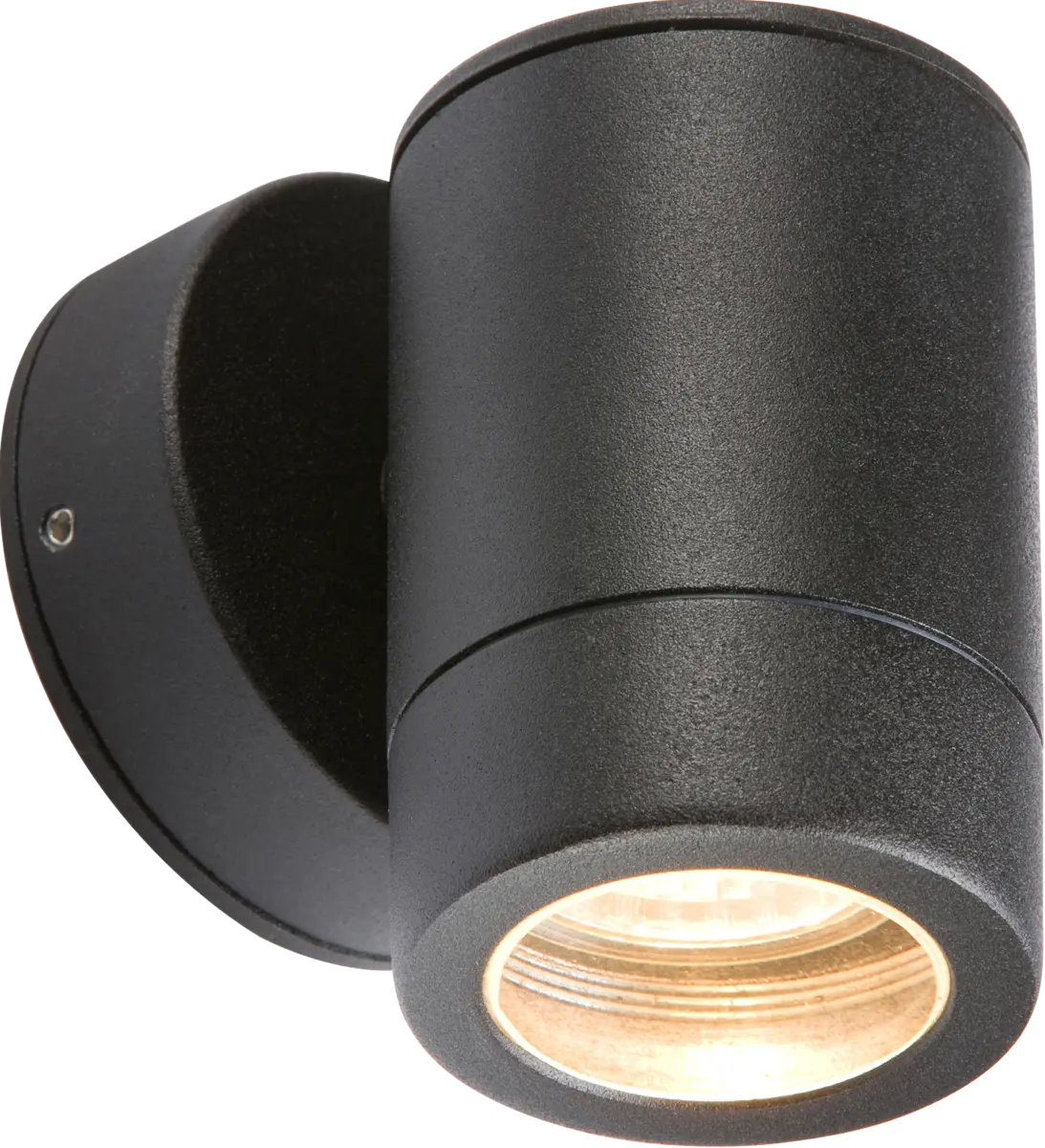 Knightsbridge 230V IP65 Aluminium Powder Coated Black Fixed GU10 35W Fitting – WALL1LBK