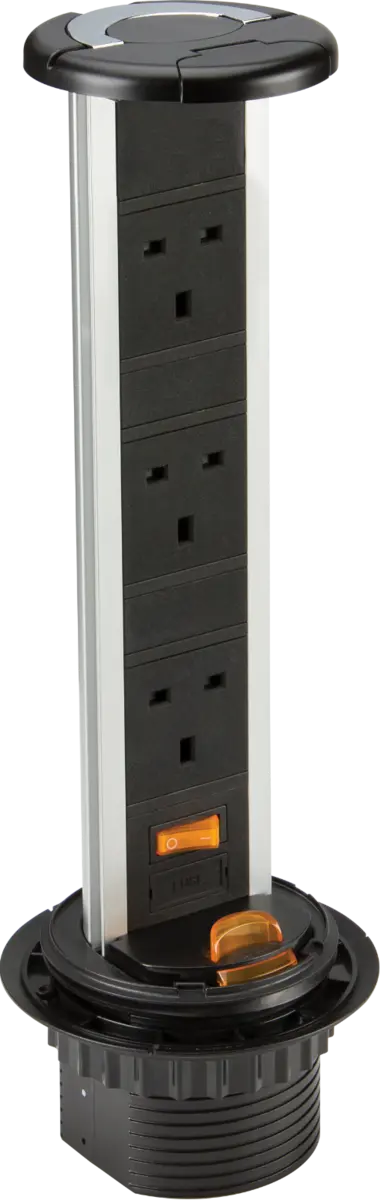 Knightsbridge IP54 13A 3G Recess Mount Pop Up Socket – SK006