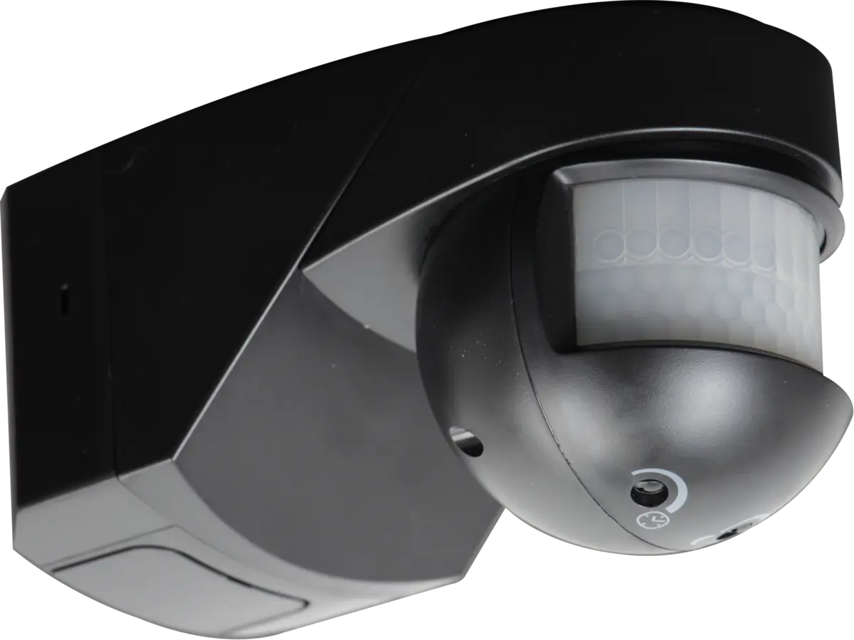 Knightsbridge IP55 200° PIR Sensor - Black – OS001B