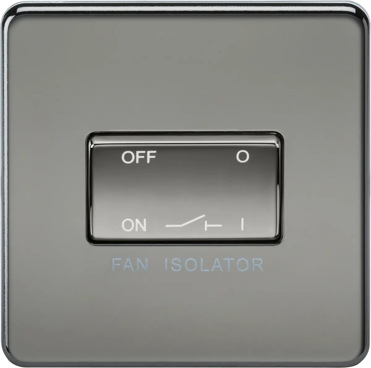 Knightsbridge 10A Fan Isolator Switch - Black Nickel – SF1100BN