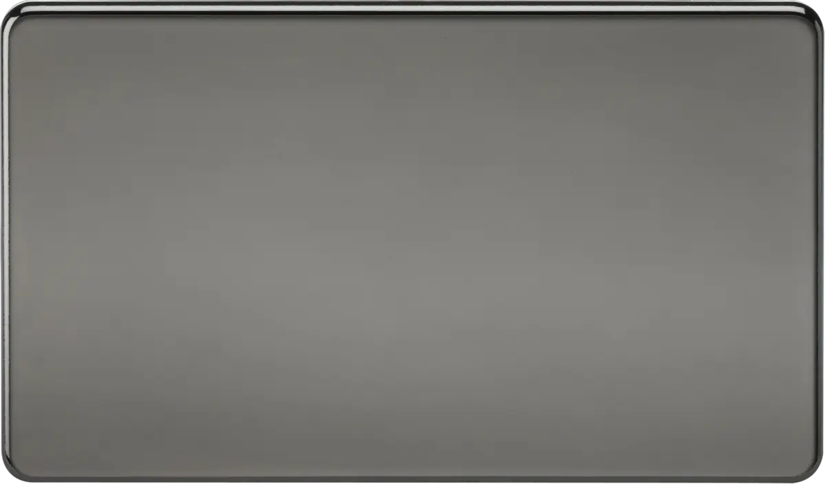 Knightsbridge 2G Blanking Plate - Black Nickel – SF8360BN