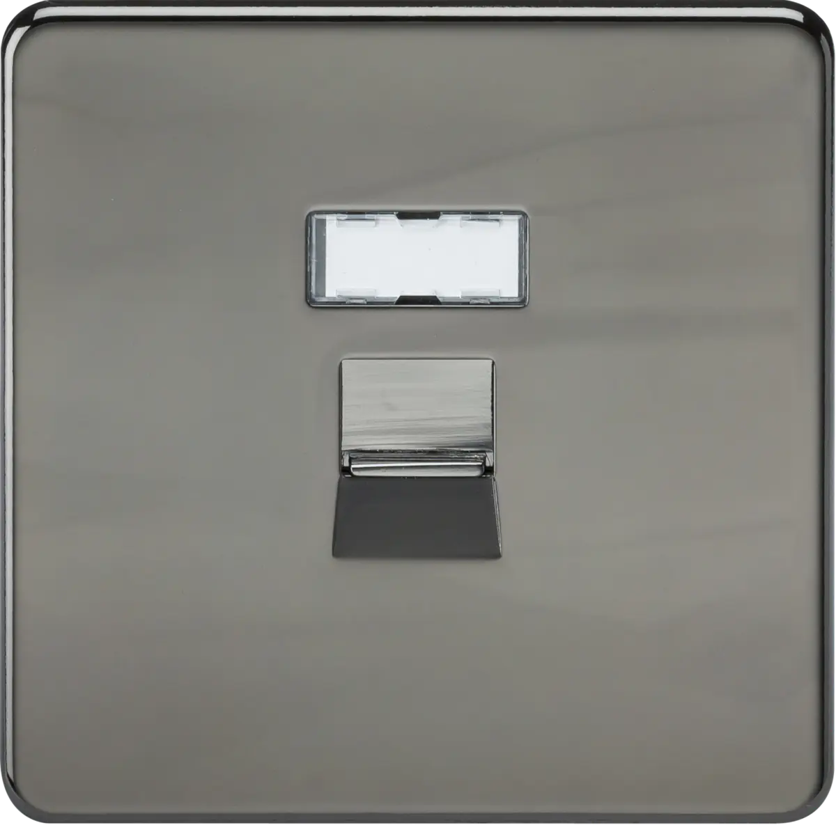 Knightsbridge RJ45 Network Outlet - Black Nickel – SFRJ45BN