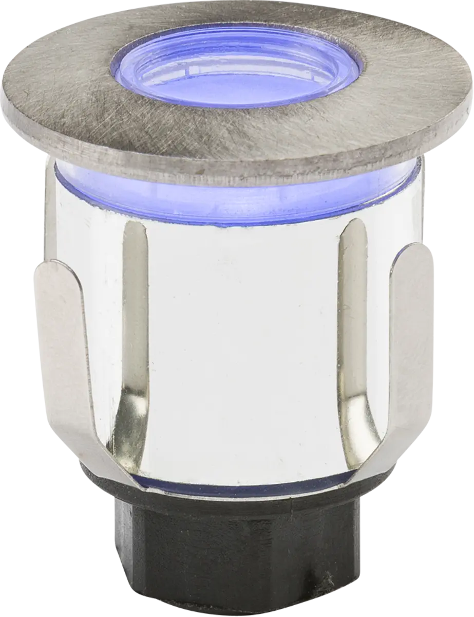 Knightsbridge 230V IP65 0.6W LED Blue Mini Ground Light comes with Three Interchangeable Heads – LEDM06B