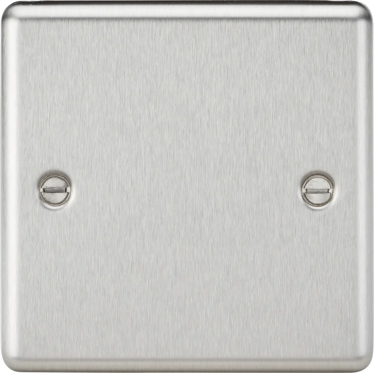 Knightsbridge 1G Blanking Plate - Brushed Chrome – CL85BC