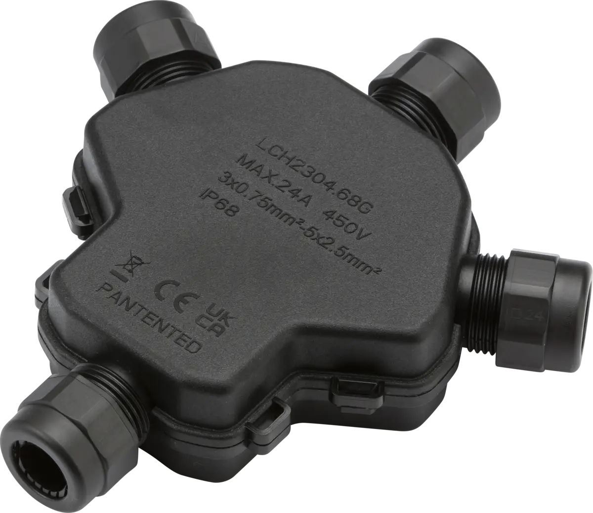 Knightsbridge IP68 4-way Weatherproof Gel Junction Box – JB0015