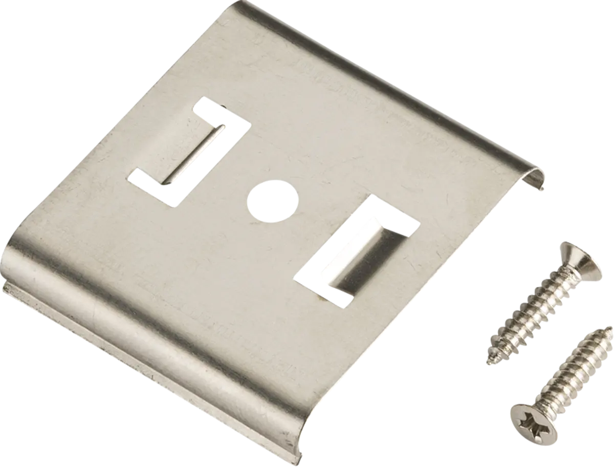 Knightsbridge Metal Mounting Clip comes with 2 x Screws for Flat LED Strip – LEDFCLIP