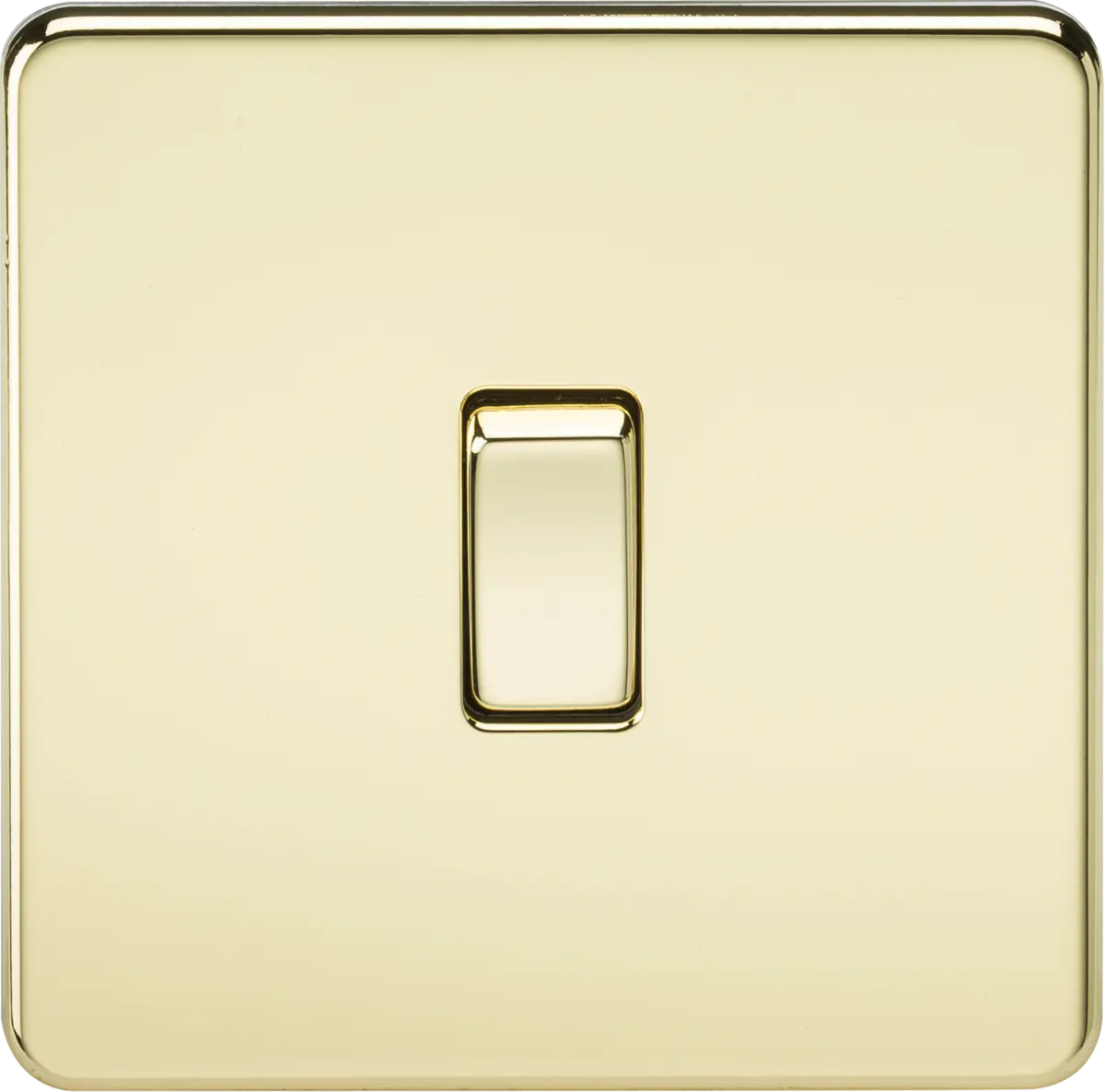 Knightsbridge 10AX 1G 2-way Switch - Polished Brass – SF2000PB