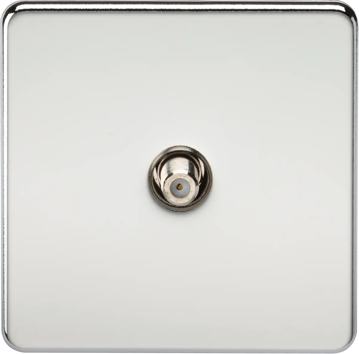 Knightsbridge SAT TV Outlet (Non-Isolated) - Polished Chrome – SF0150PC