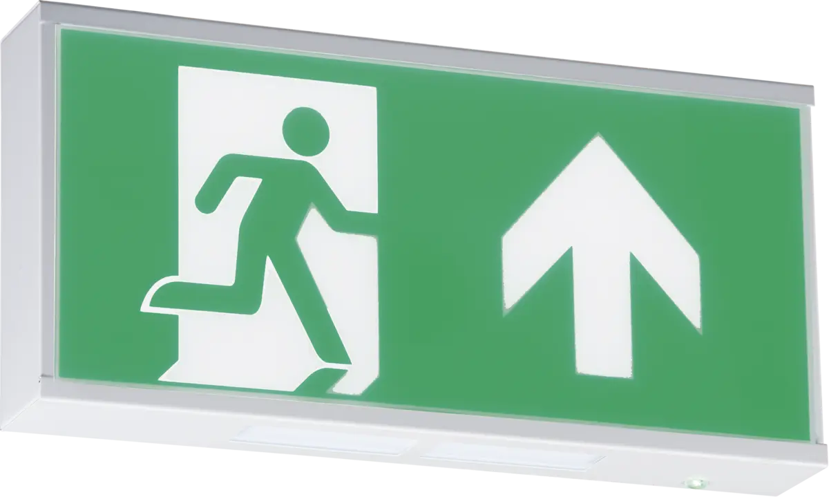 Knightsbridge Running Man Legend for product EMRUN with Arrow Up – EMRUNU