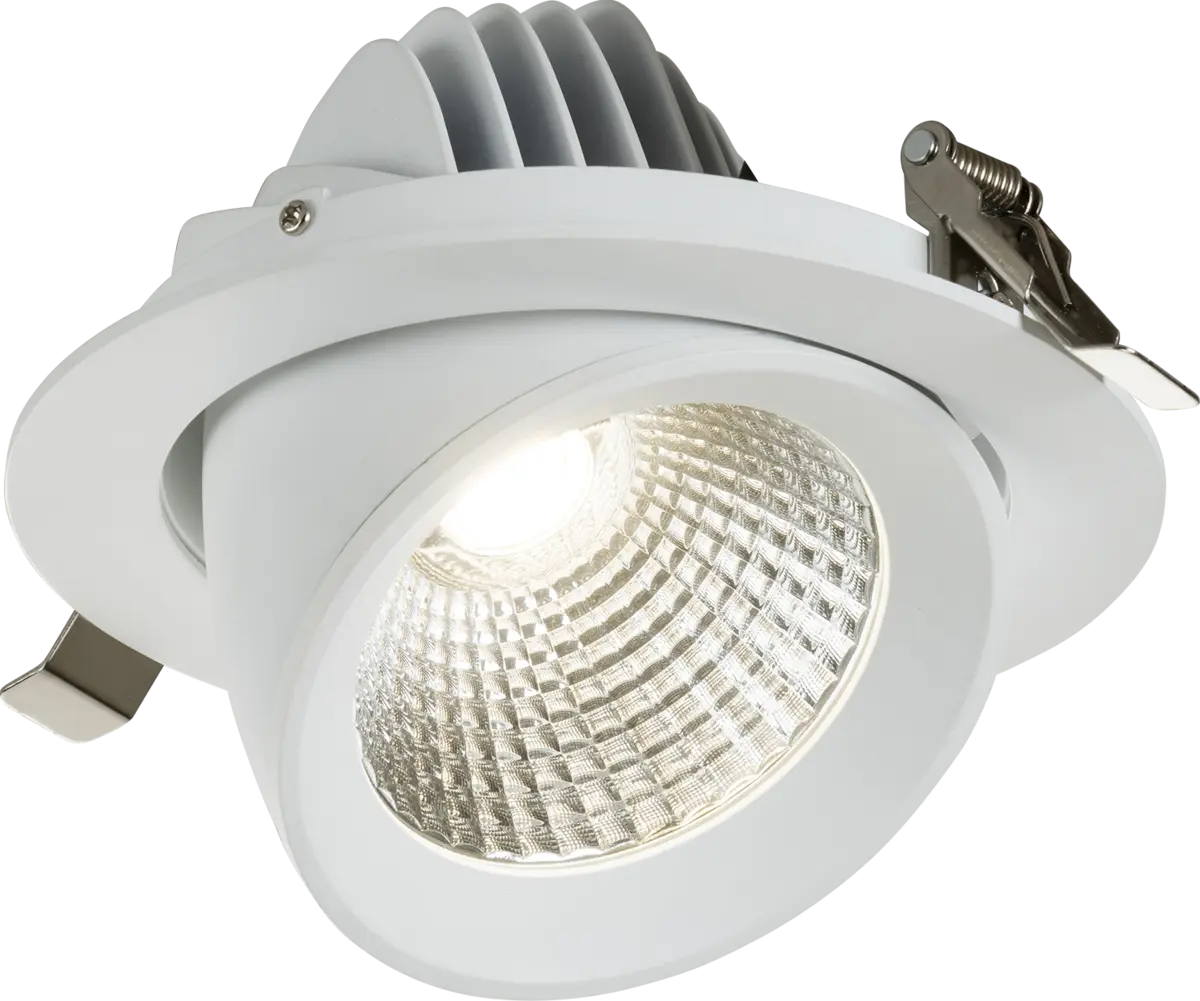Knightsbridge SARA 230V IP20 LED Recessed Tri-Wattage and CCT 0-10V Scoop Downlight - 15/ 20/ 25W – SA1525CAD
