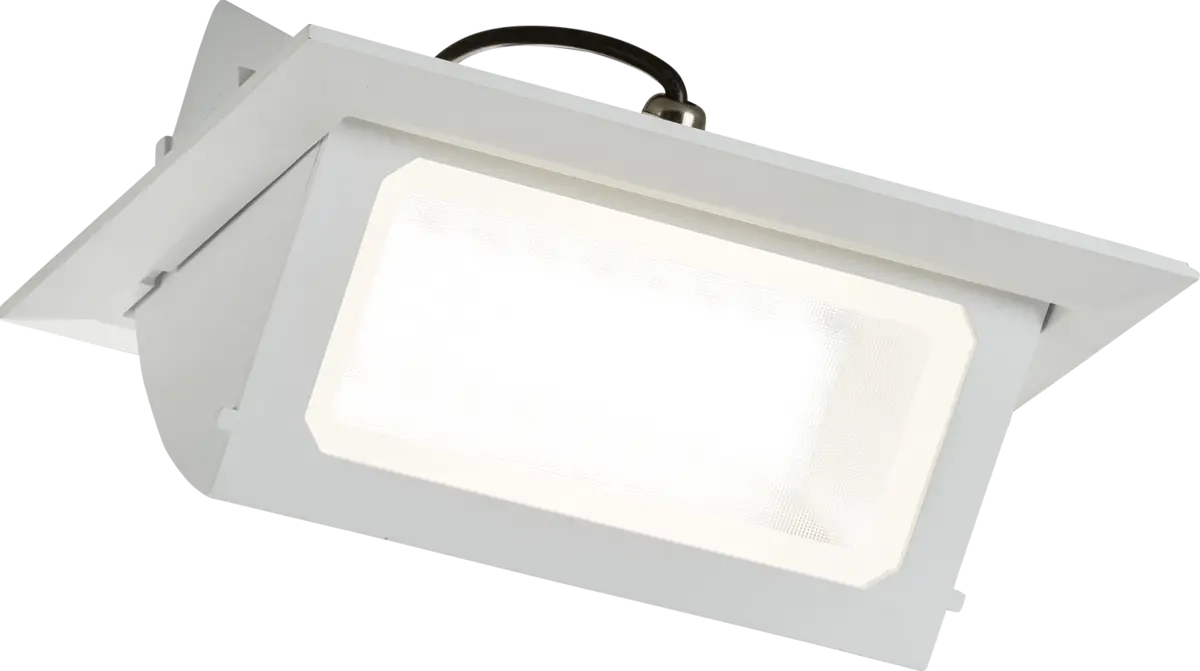 Knightsbridge SARA 230V IP20 LED Recessed Tri-Wattage and CCT DALI Wallwasher - 30/ 35/ 40W – SA3040RWDALI