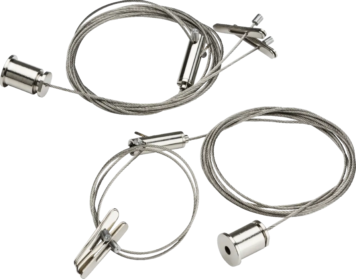 Knightsbridge Suspension Fixing Kit for Surface Mounted Luminaires – 5FTT5KIT